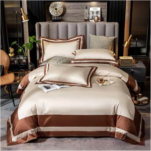 YUSIWOAL Комплект постельного белья хлопковый пэчворк в полоску