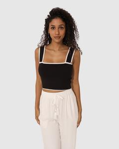 Вязаный топ Forevermore Belle&Bloom, черный