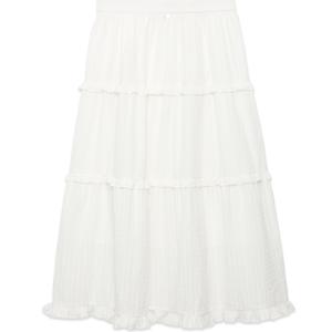 Повседневная длинная юбка женская KIRSH, белый