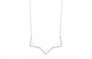 Edify Pearl Jewelry Women's Swarovski, белый
