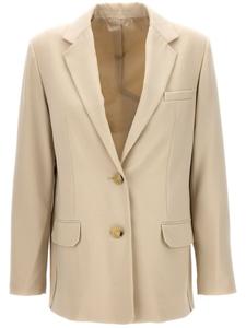 Однобортный блейзер Helmut Lang, коричневый