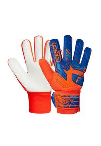 Спортивные перчатки REUSCH Attrakt Starter Solid Junior, синий/оранжевый