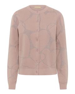 CULTURE Кардиган 'CUhearty' вязаный в цвете Powder