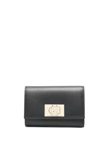 Кошелек 1927 из зернистой кожи Furla, черный