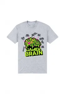 Футболка с принтом мозга геймера мэтта килинга Henry Tiger, Light Heather Grey
