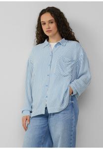 Блузка на пуговицах QS, светло-голубой