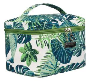 Женская косметичка Peterson на молнии, вместительный чехол, дорожный органайзер, зеленая