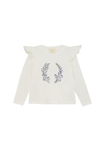Топ Creamie Long sleeved top, Cloud/Off-White