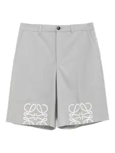 Шорты с принтом Anagram LOEWE, серый