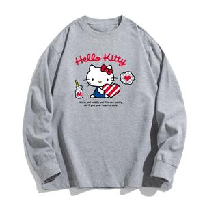 Футболка Unisex Hello Kitty Sanrio, серый