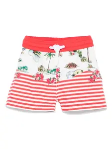 Плавки-шорты в полоску Patachou, красный