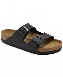 Мужские сандалии Arizona Birko-Flor с двумя ремешками от Finish Line Birkenstock, черный