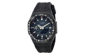 Часы Casio G-Shock Analog-Digital 2100 Series, арт. GA-2100SKE-7A, черный/звездопад