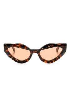 Kuboraum солнцезащитные очки «кошачий глаз» Y8, коричневый