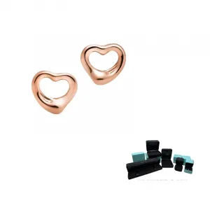 Серьги-гвоздики Elsa Peretti для женщин TIFFANY & CO., розовое золото