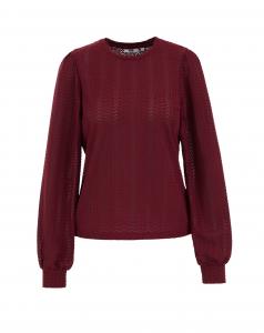 WE Fashion Блузка в темно-красном цвете