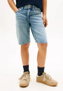 Выцветшие джинсовые шорты прямого кроя Tommy Hilfiger, Dark-Blue