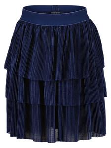 Blue Seven Плиссированная юбка темно-синего цвета
