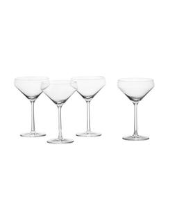 Набор из 4 коктейлей Pure Martini объемом 355 мл Zwiesel Glas, прозрачный
