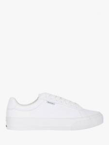 Белые кожаные кроссовки на шнуровке Paul Smith, White