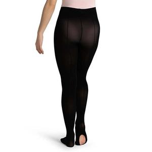 Ультрамягкие тайтсы с задним швом для взрослых Capezio, Black