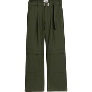 Брюки Ami с поясом свободного кроя AMIPARIS, оливковый