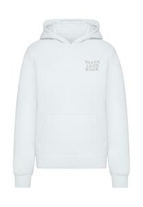 Толстовка с капюшоном NEVER LOOK BACK FLUFFY Mister Tee, белый