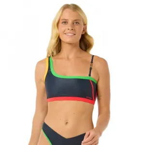 Топ бикини Rip Curl Gigi One Shoulder, черный