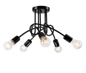 Потолочный светильник Lamkur Camilla, черный - металл - 46 x 30 x 46 см