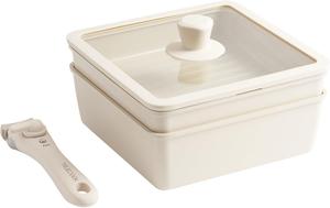 Набор кастрюль и сковородок KPRODUCT4U с антипригарным покрытием, бежевый