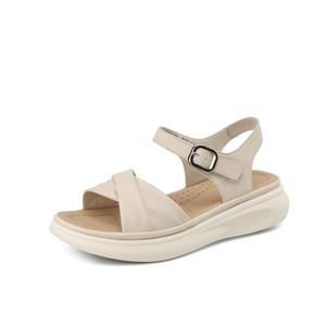 Сандалии с ремешком 4 см женские BOERDIQI, Beige