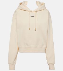 Толстовка с капюшоном из хлопка Le Hoodie Gros Grain Jacquemus, Light Beige