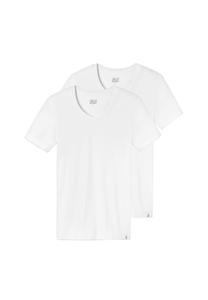 Майка/рубашка с коротким рукавом, комплект из 2 шт, Long Lift Soft SCHIESSER, белый