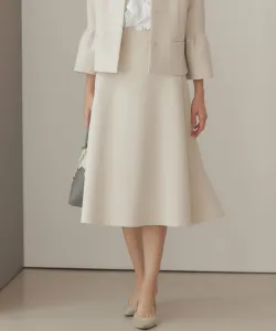 Удобная расклешенная юбка с драпировкой Suite, цвет Sand Beige [002]