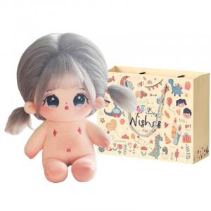 Мягкая игрушка кукла из хлопка высотой 20 см MIXIANG, Lijiang Bare Model - Color Box Style