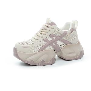 The mystery of glamour Дышащие низкие повседневные туфли для увеличения роста женские фиолетовые, цвет Purple