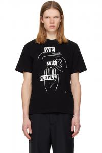 Футболка с принтом «Джефф Сакаи» Sacai, черный