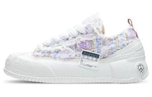 Кеды унисекс с низким верхом белые/фиолетовые Xvessel