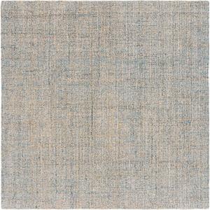 Ковер SAFAVIEH, 183 x 183 см, Abstract Collection, Blue & Gold, ручной работы из шерсти, идеален для помещений с высокой проходимостью в гостиной, спальне (ABT611M)