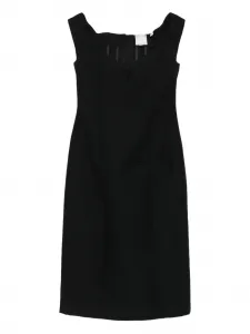 Платье без рукавов с V-образным вырезом Calvin Klein Collection, черный