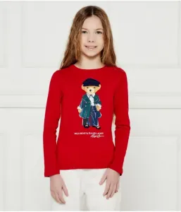Блуза regular fit Polo Ralph Lauren, красный