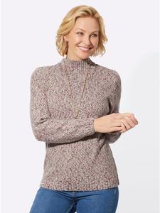 WITT WEIDEN Свитер со стоячим воротником, светло-серый меланж