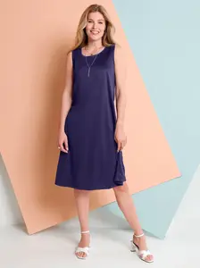 Классическое базовое платье-майка "Платье" Classic Basics, цвет Hummer-Bedruckt + Marine