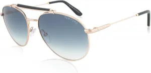 Женские солнцезащитные очки Tom Ford TF0338, цвет розовое золото/черный, gold