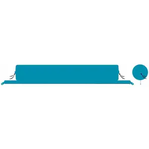 Подушка для шеи Zip-XL Lounger Bent, синий