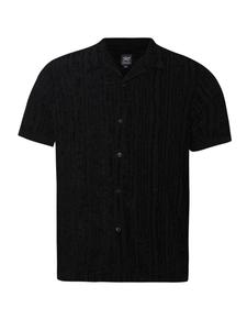 Рубашка Slim Fit на пуговицах Campus Sutra Julius, черный