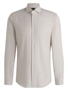 Рубашка с длинными рукавами BOSS, нейтральный