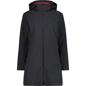 Функциональная куртка с капюшоном, софтшелловое пальто Cmp, серый