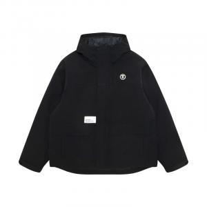 Куртка с капюшоном A Bathing APE с логотипом Aape, черный