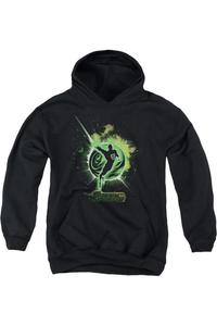 Толстовка Green Lantern Shadow Lantern с капюшоном для молодежи Gildan